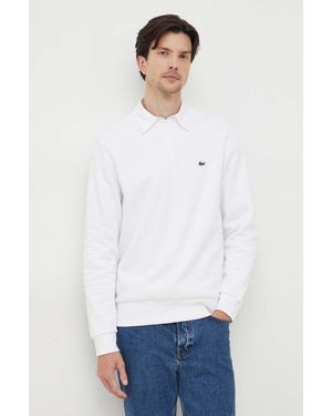 Lacoste Felpa Da Uomo Con Cotone - Bianco