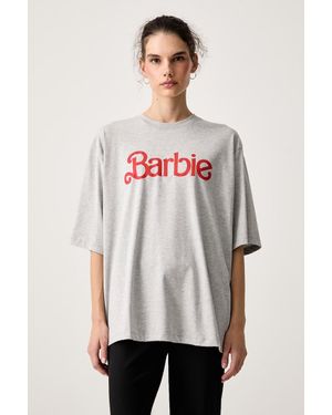 Gestuz T-Shirt Oversize Da Donna Con Cotone Gznadya - Bianco