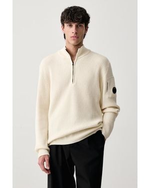 C.P. Company Maglione Da Uomo Con Lana - Neutro