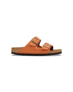 Birkenstock Ciabatte Slide Da Uomo - Marrone