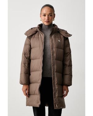 Calvin Klein Giacca Piumino Da Donna - Marrone