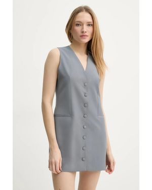 Remain Vestito Con Aggiunta Di Lana - Grigio