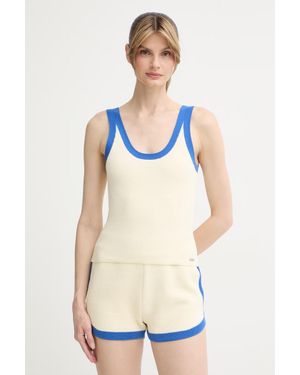 P.E Nation Top Maglione Da Donna Con Cotone Odyssey - Bianco