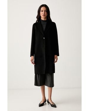 Marella Cappotto Da Donna Con Viscosa Emme By - Nero