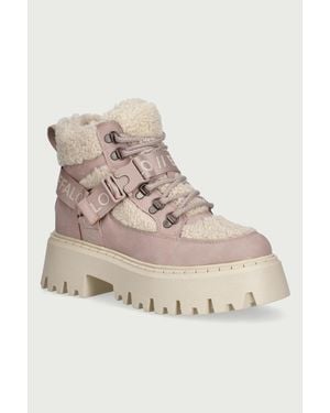 Buffalo Stivali Alla Caviglia Sulla Banchina Da Donna Aspen Com Mid Warm - Neutro
