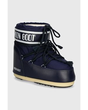 Moon Boot Stivali Da Neve Mb Icon Low Nylon - Blu