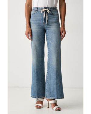 Marella Jeans Wide Leg Da Donna Mlswleg - Blu