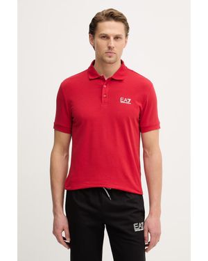 EA7 Polo Da Uomo - Rosso
