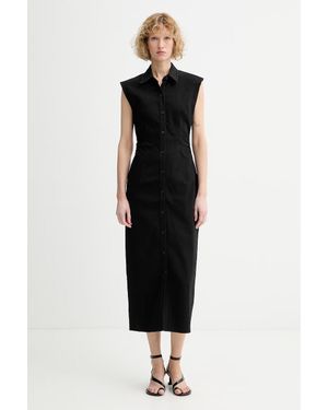 Rag & Bone Vestito Con Cotone Leah - Nero