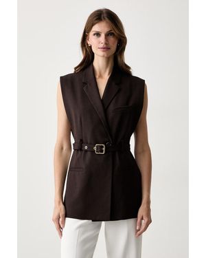 Pinko Gilet Da Donna Con Lana - Nero