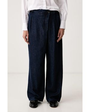Mos Mosh Jeans A Gamba Larga Da Donna - Blu