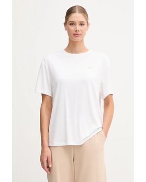 EA7 T-Shirt Da Donna Con Viscosa - Bianco