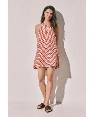 Women'secret Vestito Halter Con Viscosa - Rosa