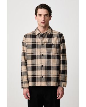 Lindbergh Camicia Da Uomo - Marrone
