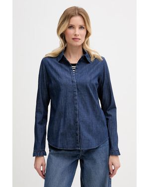Mos Mosh Camicia Da Donna Con Cotone Mattie - Blu
