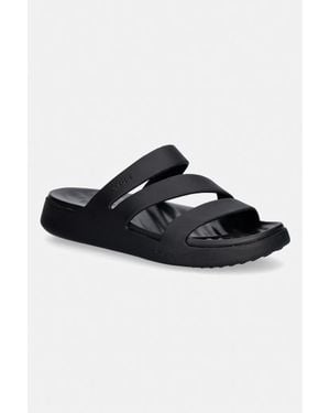 Crocs™ Ciabatte Slide Da Donna Getaway Strappy - Nero