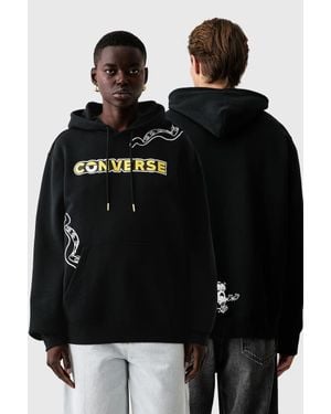 Converse Felpa Con Cappuccio Con Cotone X Minions & Monsters - Nero