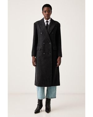 Morgan Cappotto Da Donna Con Misto Lana - Nero