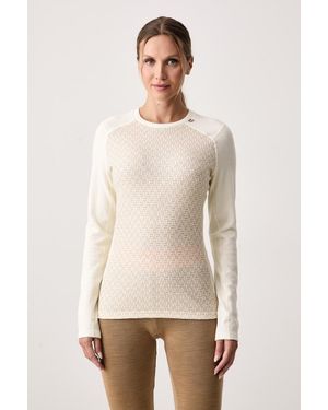 Helly Hansen Maglietta A Maniche Lunghe Termoattiva Da Donna Con Lana Merino Lifa Merino - Neutro