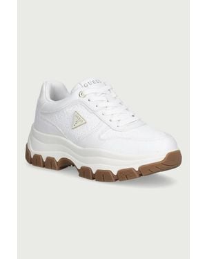 Guess Beneto3 Sneakers Da Donna - Bianco