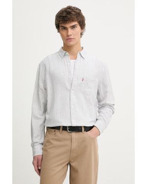 Levi's Levi's Camicia Con Lino Sunset 1 Pocket Standard - Bianco