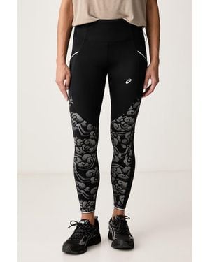 Asics Leggings Sportivi Da Donna Road Lite-Show Tight - Nero