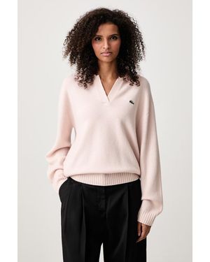 Lacoste Maglione Da Donna - Rosa