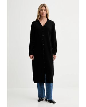 Isabelle Blanche Cardigan Con Lana - Nero