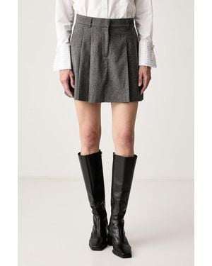 KARL LAGERFELD Gonna Con Misto Lana - Nero