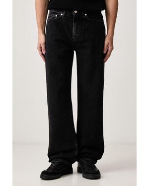 Lacoste Jeans Straight Da Uomo - Nero
