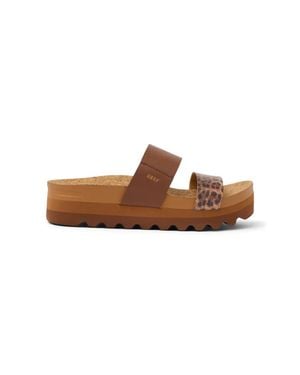 Reef Ciabatte Slide Sulla Banchina Da Donna Cushion Vista Hi - Marrone