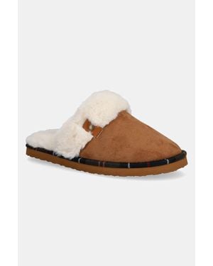 Barbour Pantofole Claudia - Marrone