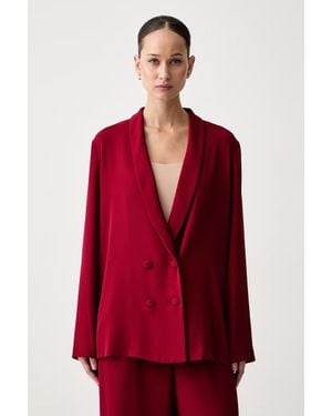 Joseph Ribkoff Giacca Doppiopetto Da Donna - Rosso