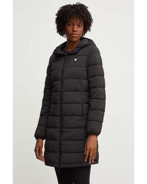 Guess Cappotto Trapuntato Da Donna New Aleta - Nero