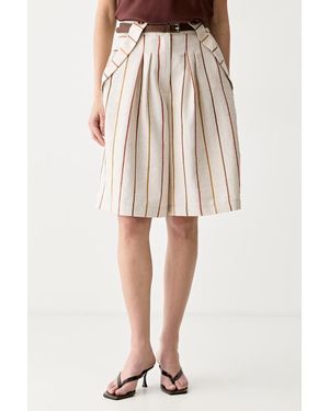 ViCOLO Pantaloncini Bermuda Da Donna Con Cotone - Neutro