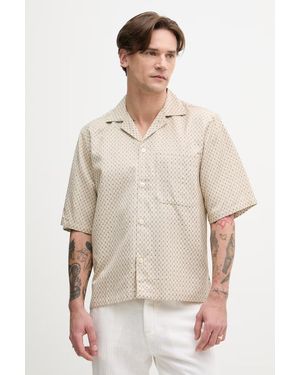 Lindbergh Camicia Da Uomo Con Lyocell - Neutro