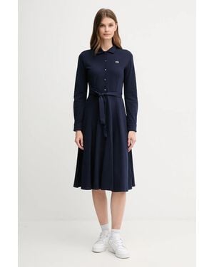 Lacoste Vestito D'Estate - Blu