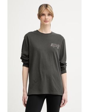 P.E Nation Maglietta A Maniche Lunghe Da Donna - Grigio