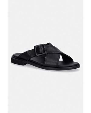 Camper Ciabatte Slide Tacchi Piatti Da Donna - Nero