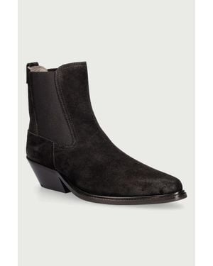 AllSaints Stivali Chelsea Tacchi Bassi Da Donna - Nero