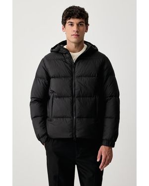 Benetton Giacca Piumino Da Uomo - Nero