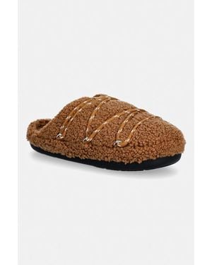 Moon Boot Pantofole Mb Teddy Slipper - Marrone