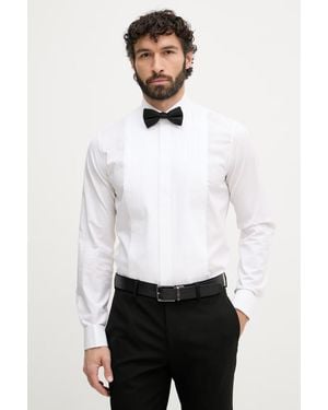 Michael Kors Camicia Da Smoking Da Uomo - Bianco