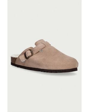 Scholl Ciabatte Slide Mules Da Donna - Neutro