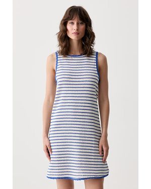 Women'secret Vestito D'Estate Con Cotone - Bianco