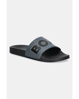 BOSS Ciabatte Slide Da Uomo Aryeh - Nero