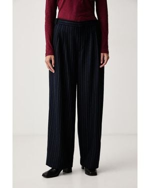 Rag & Bone Pantaloni Da Abito Da Donna Con Lana Lawrence - Nero