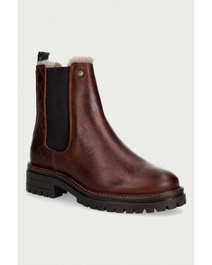 Barbour Stivali Chelsea Tacchi Piatti Da Donna - Marrone