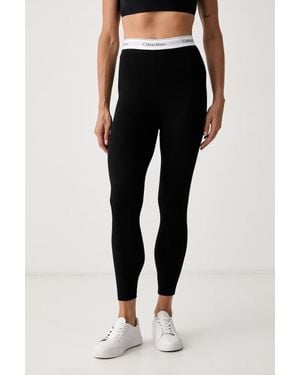 Calvin Klein Leggings Da Donna - Nero