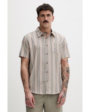 Hurley Camicia Da Uomo Con Cotone - Grigio
